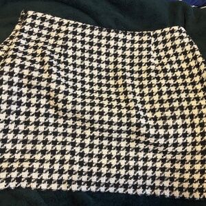 A New Day Mini A-Line Skirt Black/Cream